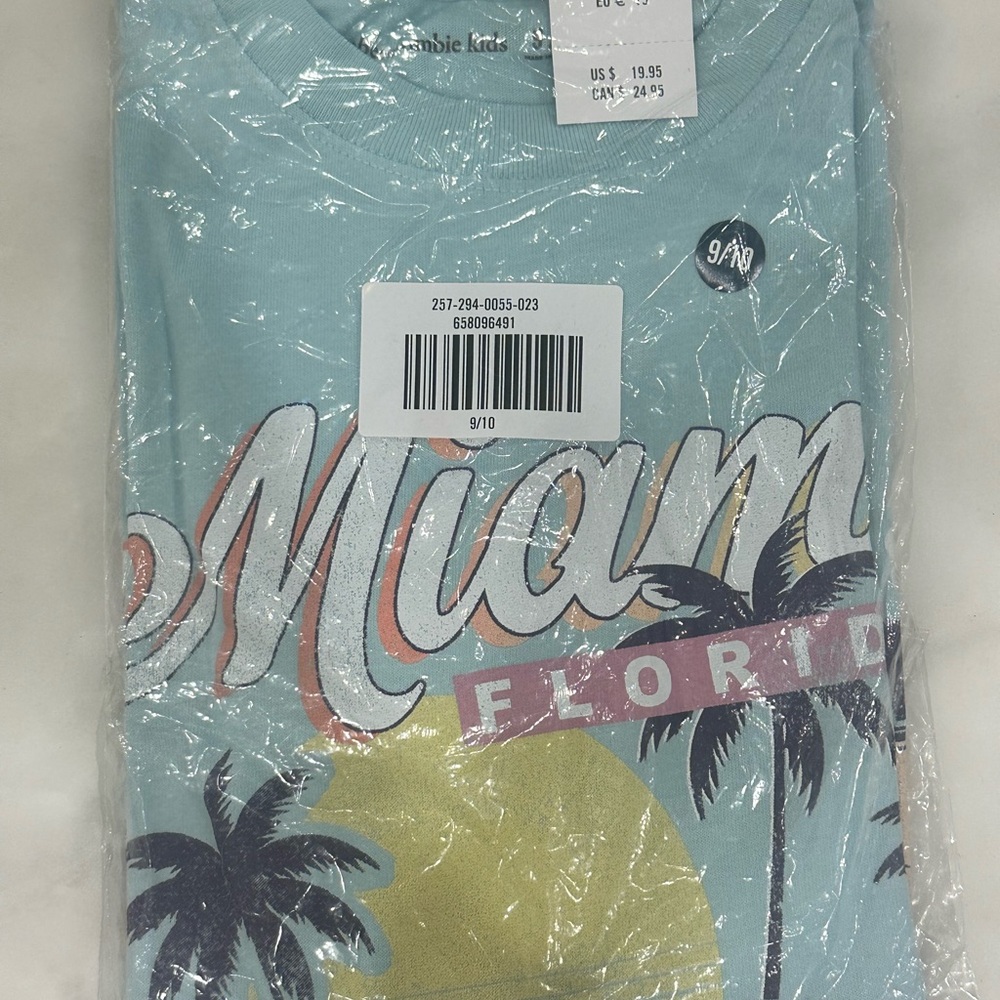 Abercrombie Kids Blue Miami Florida Tee